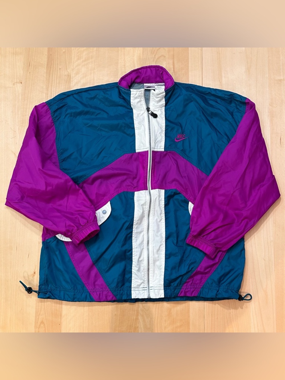 Vintage Nike Colorblock Windbreaker Jacket – Women’s M